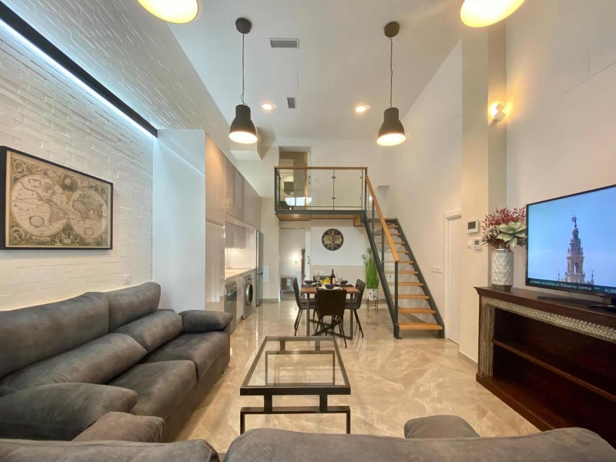 Апартаменты Tr3 Aparcamiento Incluido Familias Loft Almirante Севилья Экстерьер фото